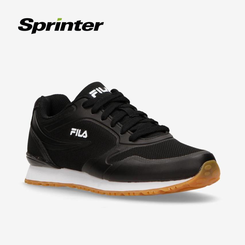 zapatillas negras fila mujer