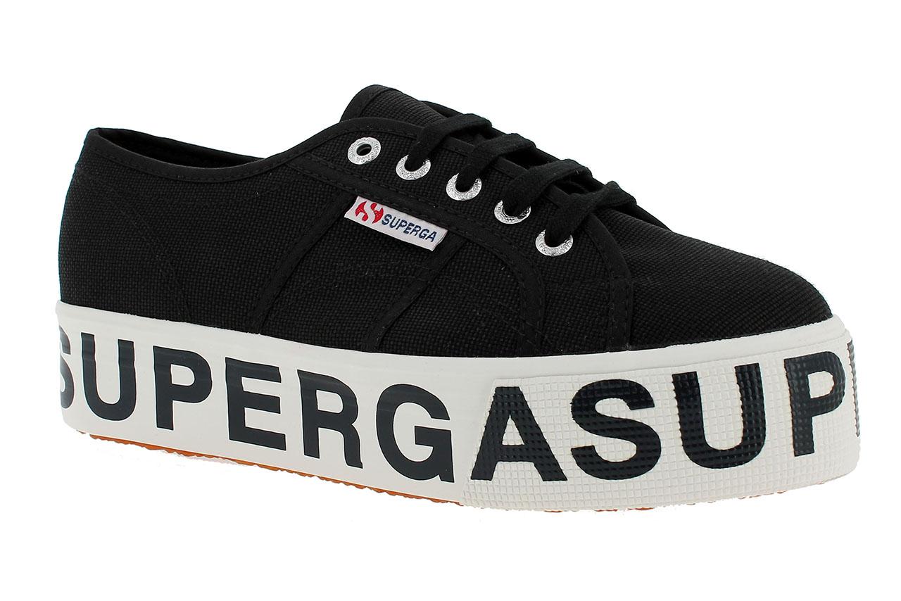 Zapatilla con plataforma Superga-2790-cot-letras