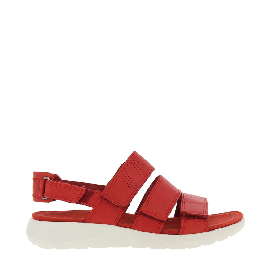 Sandalia plana de mujer Leather#rojo Ecco Sandalia plana plana plana de mujer Leather#rojo Ecco 194806