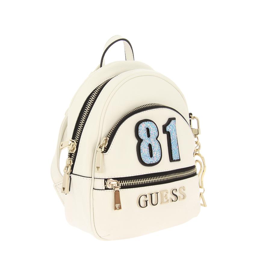 Mochila para mujer Polipiel.adorno 81#blanco Guess