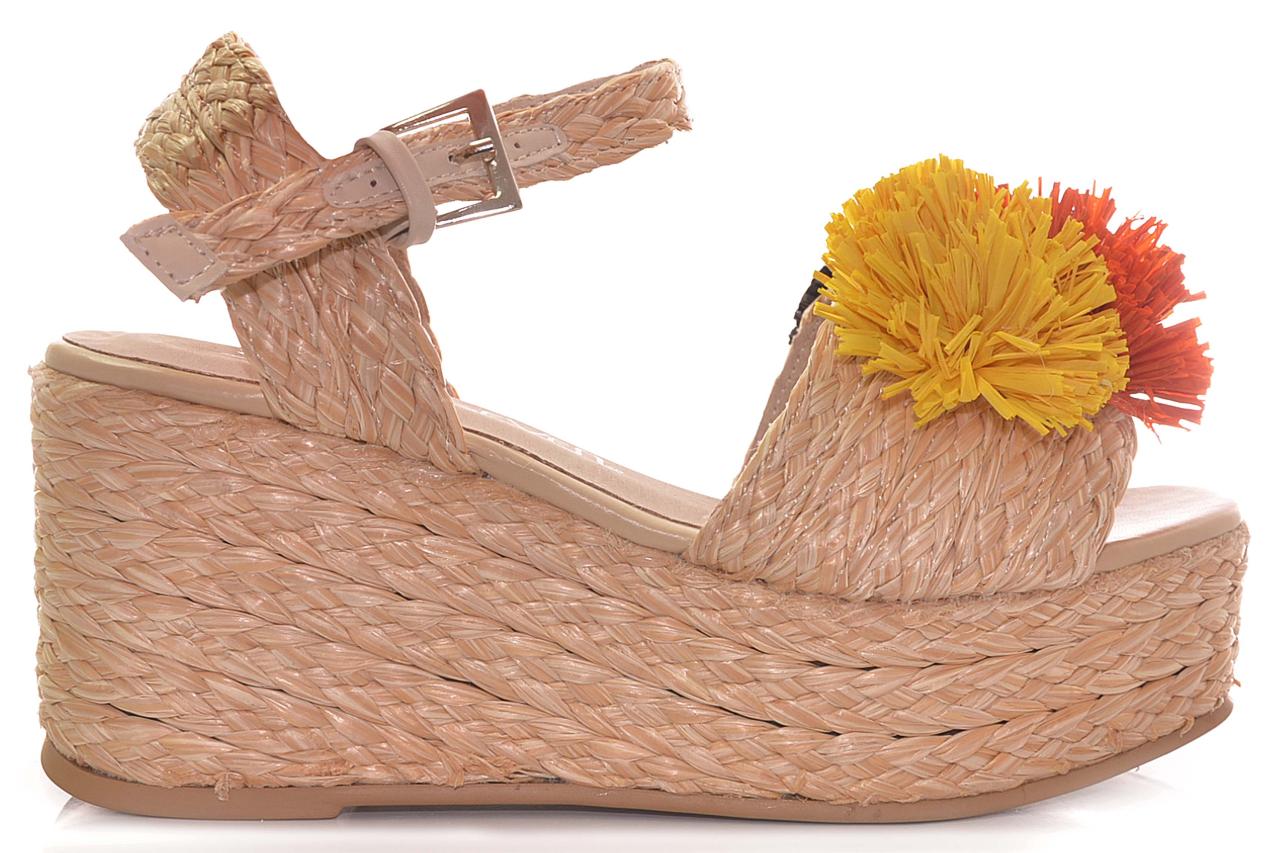 Sandales compensées pour femmes beige Sixtyseven Sandales compensées pour femmes beige Sixtyseven