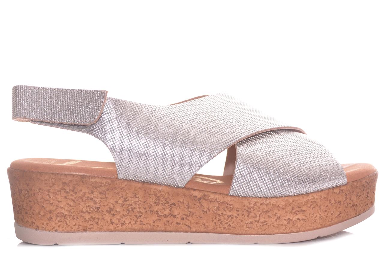 Sandales compensées pour femmes argent Lola Rey Sandales compensées pour femmes argent Lola Rey